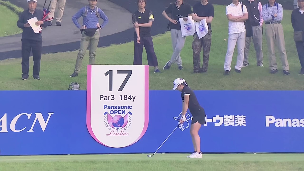 【ゴルフ】 河本結 ホールインワン 2019 パナソニックレディスゴルフ 最終日