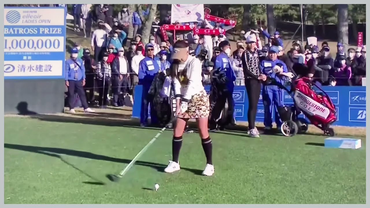 【ゴルフ】 河本結　スイング