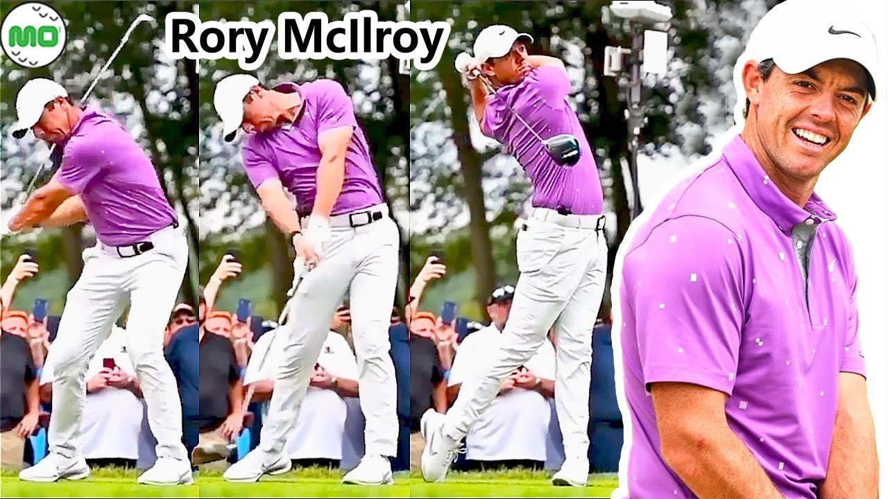 Rory McIlroy﻿ ロリー・マキロイ 北アイルランドの男子ゴルフ スローモーションスイング!!!