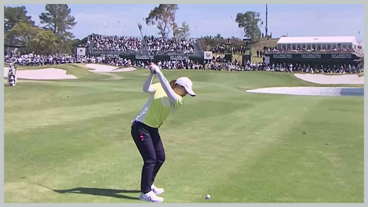 【ゴルフ】 西郷真央　スイング