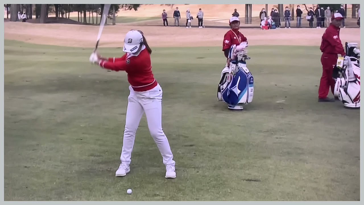 【ゴルフ】 稲見萌寧　スイング