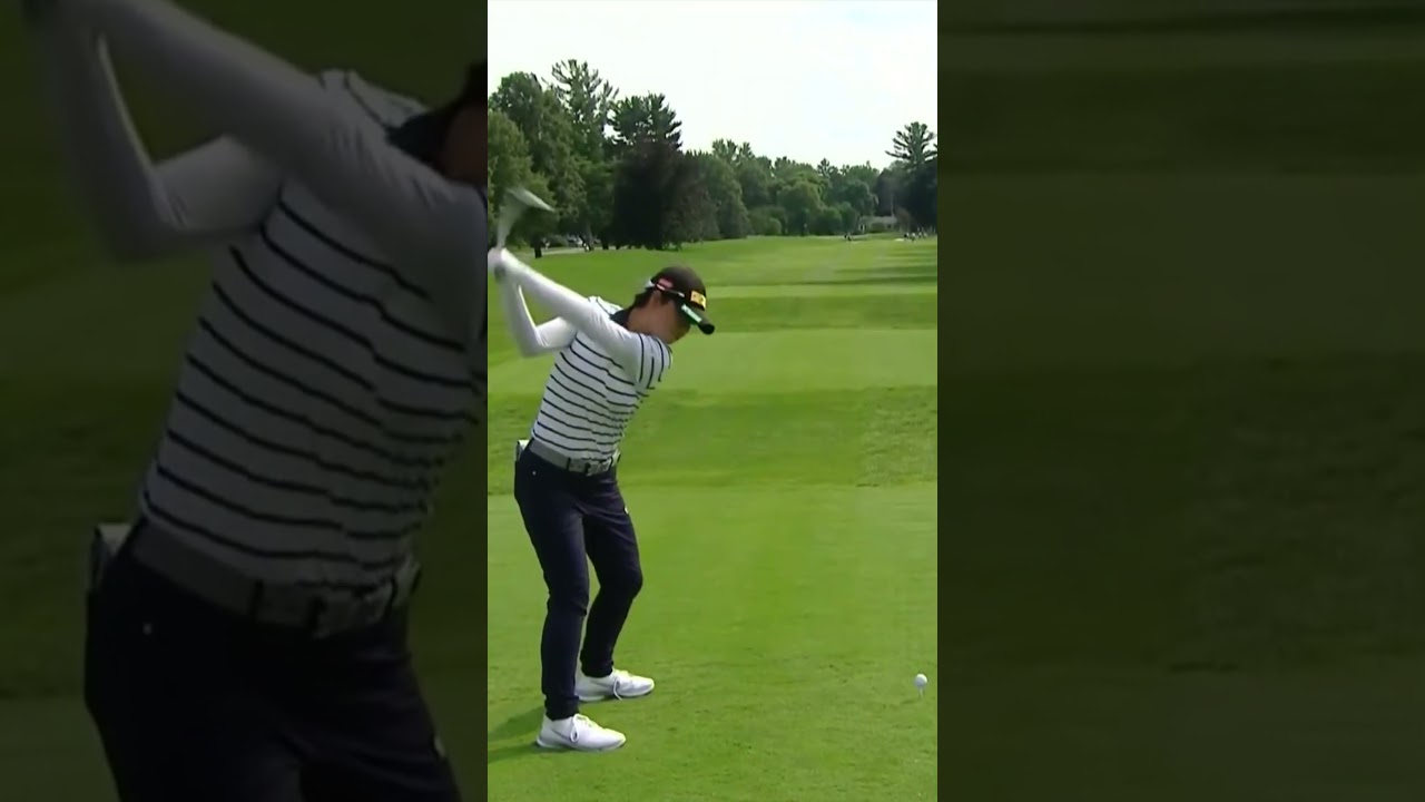 LPGA Rory Mcilroy "Yuka Saso" Slow Motion Swings Driver Iron