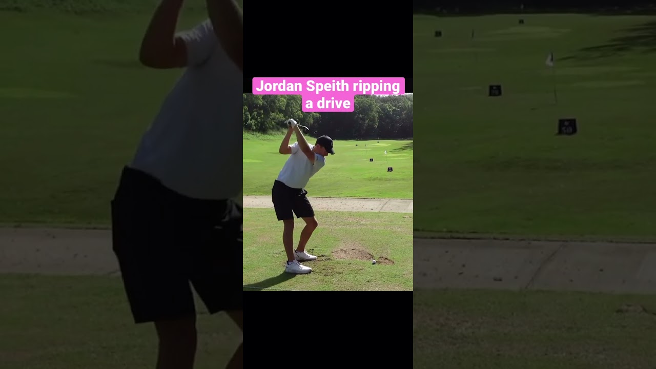 Jordan Speith ripping a drive! #jordanspieth #golf #shorts