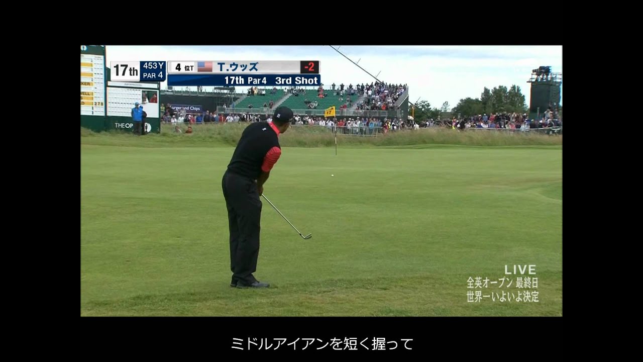 ３０Ｙ転がしショット  タイガーウッズ編