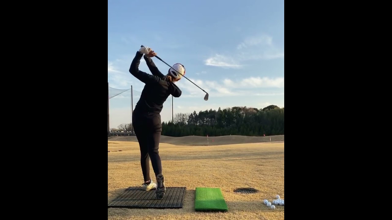 【アイアンショット】原英莉花（HaraErika）　スローモーションあり