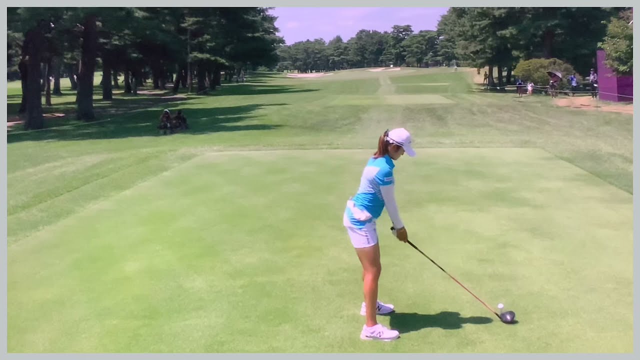 【ゴルフ】 稲見萌寧　スイング