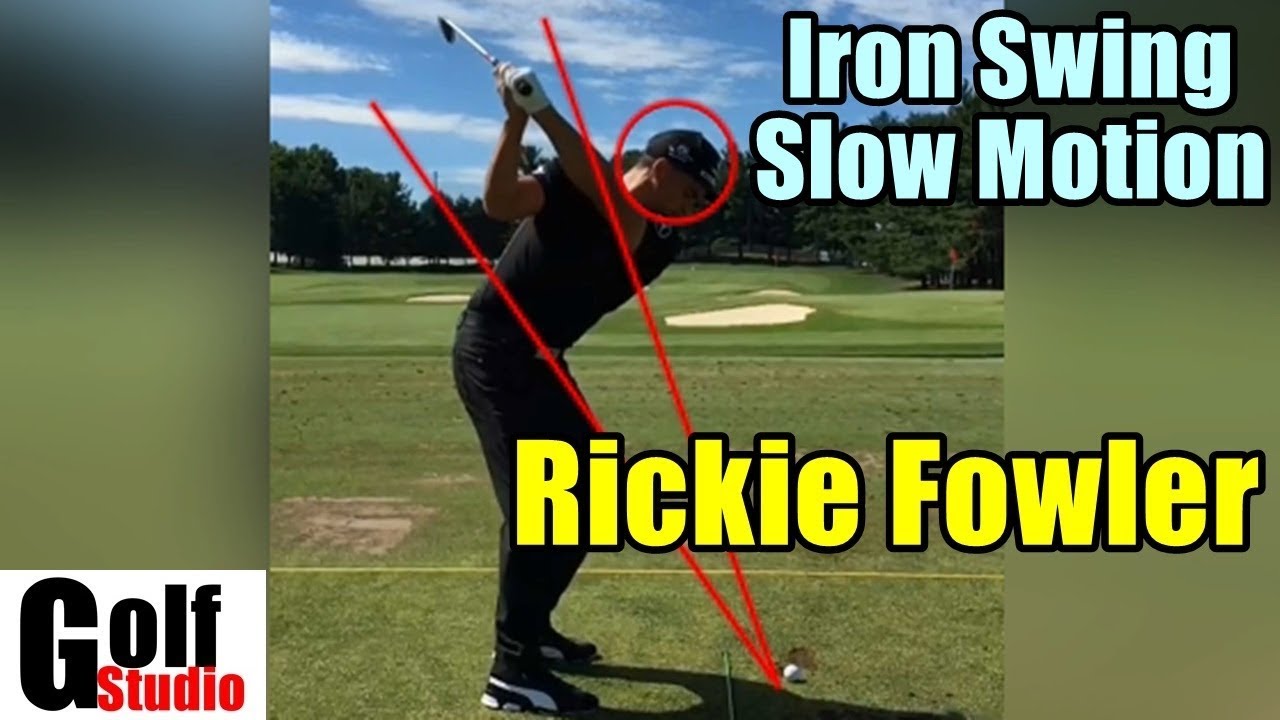 リッキーファウラーのアイアンショット！スローモーション 後方