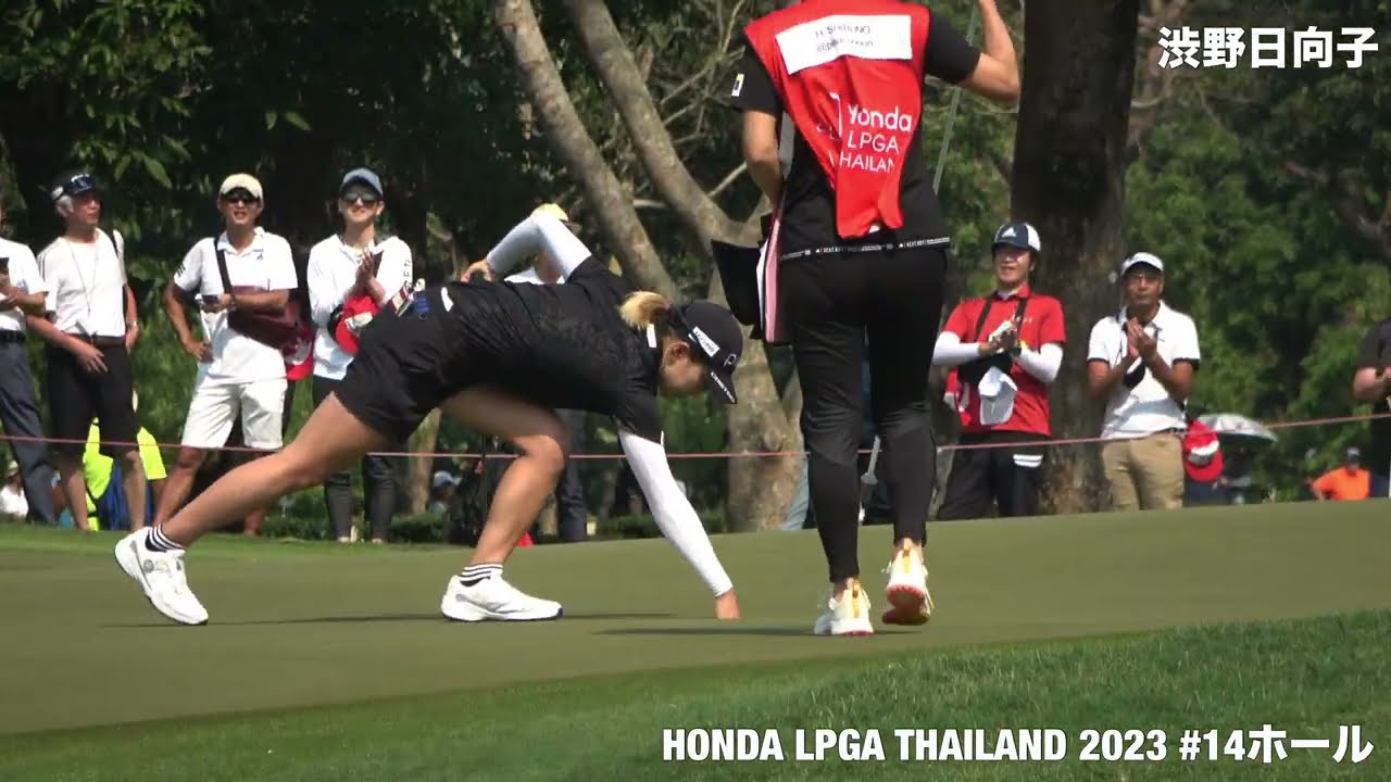 HONDA LPGA THAILAND ３日目 #14ホール ＃渋野日向子 パター