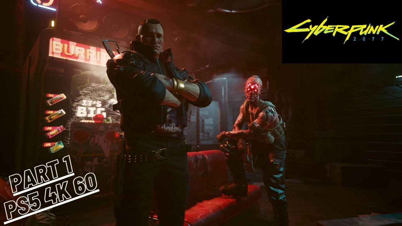 CYBERPUNK 2077 Gameplay Walkthrough Part 1 [4k 60FPS PS5]