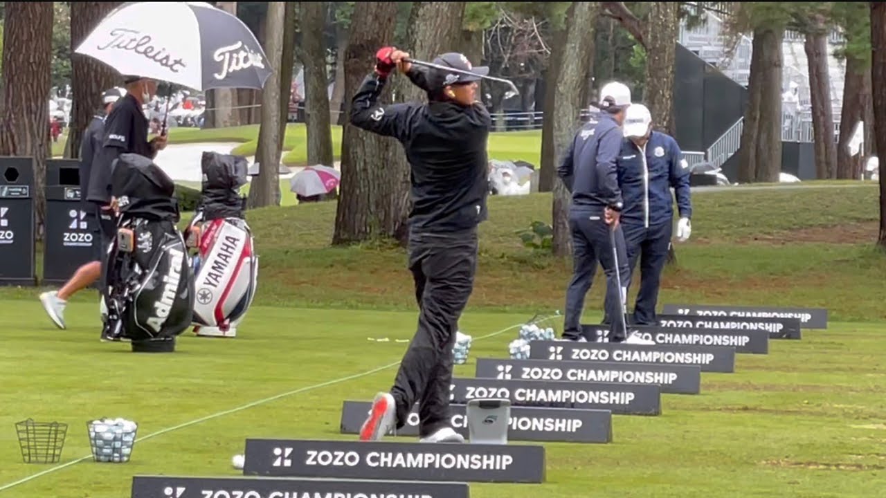 Practice scene of Rickie Fowler @ZOZO Championship 2021