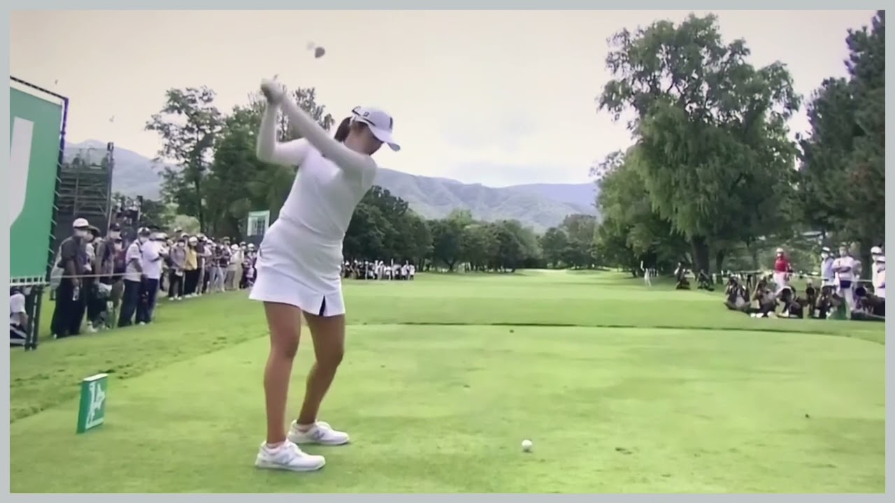 【ゴルフ】 稲見萌寧　スイング