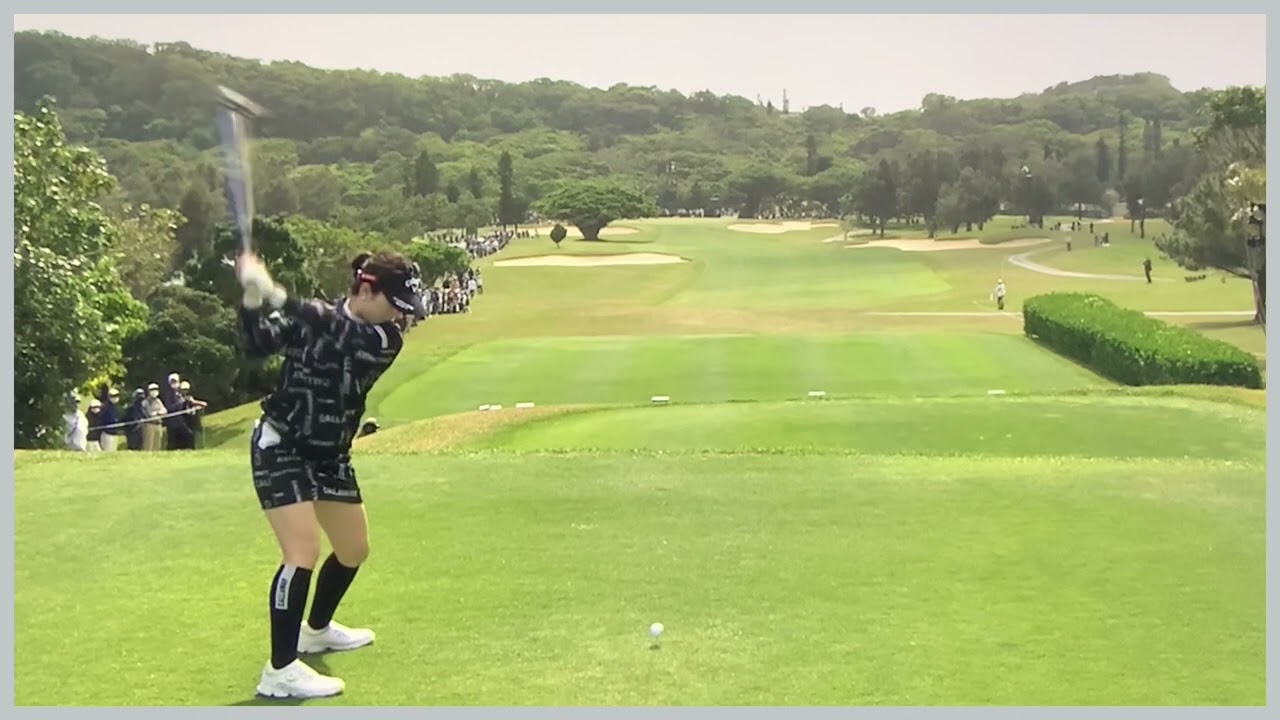 【ゴルフ】 西村優菜　スイング