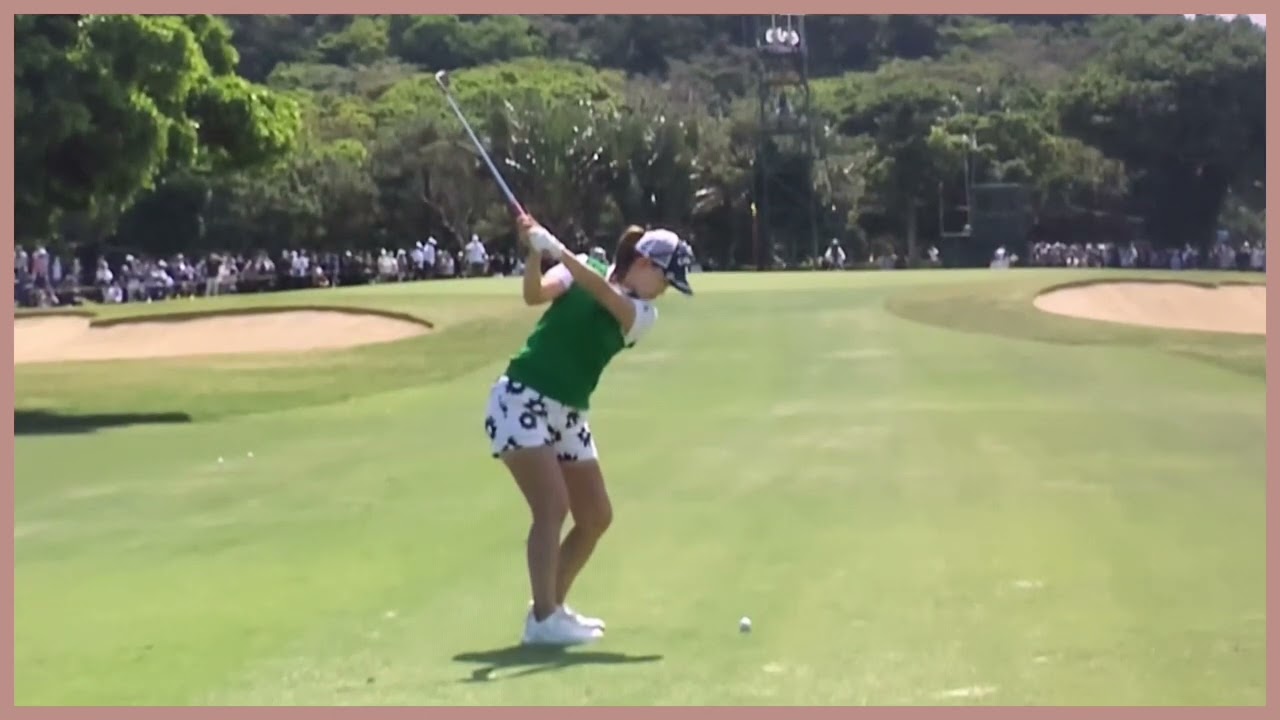 【ゴルフ】 上田桃子　スイング