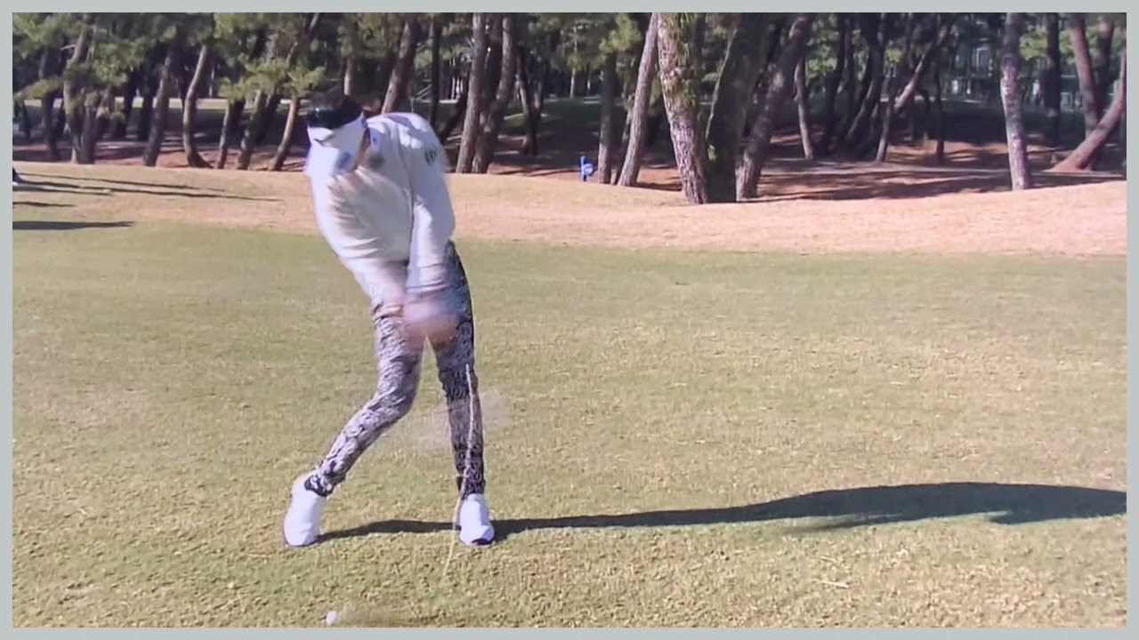 【ゴルフ】 原英莉花　スイング