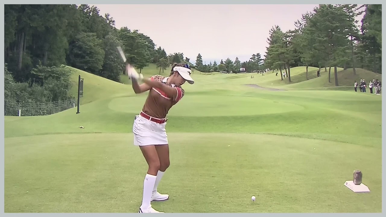 【ゴルフ】 原英莉花　スイング