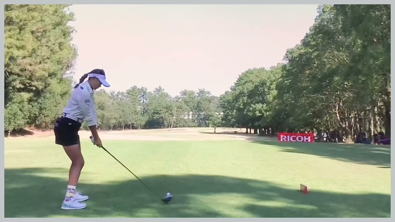 【ゴルフ】 原英莉花　スイング