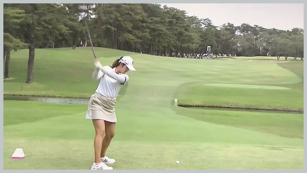 【ゴルフ】 稲見萌寧　スイング