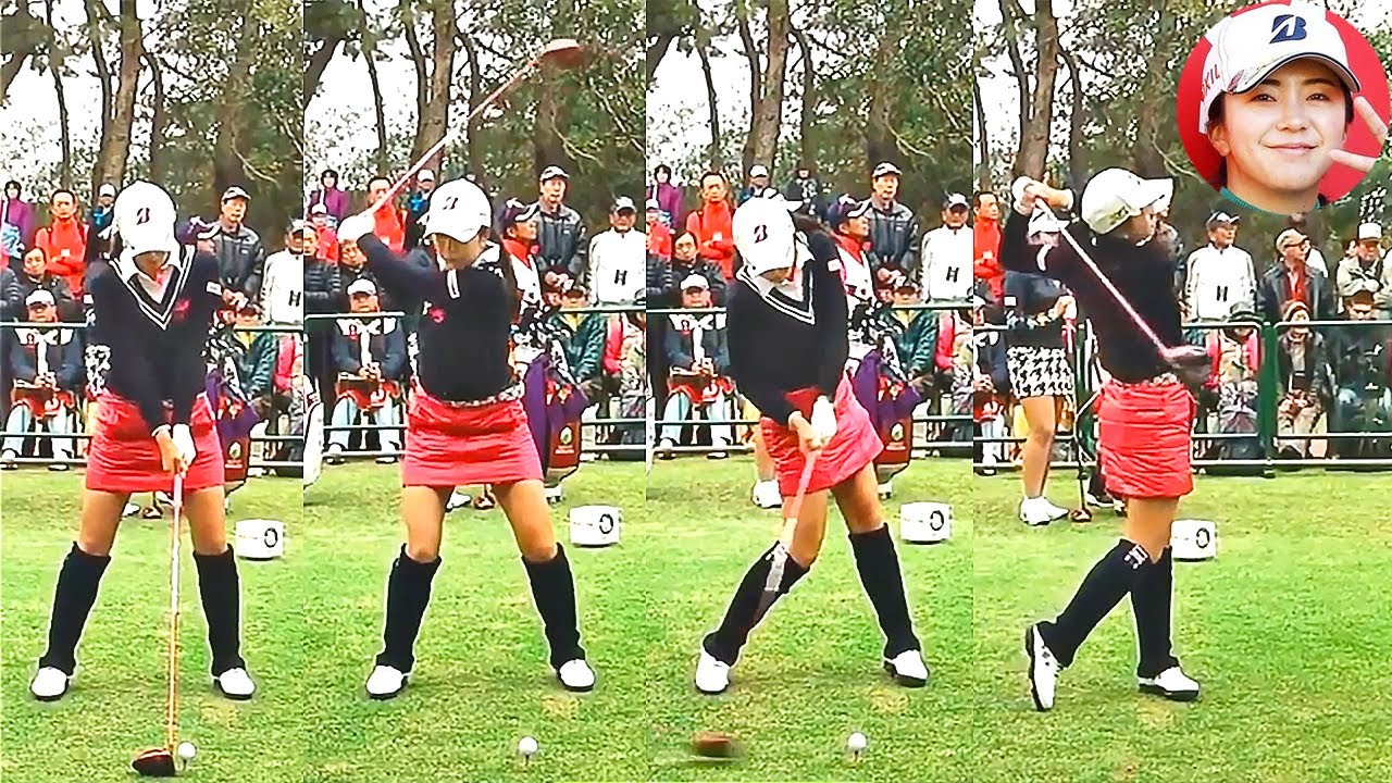 堀琴音 Hori Kotone プロゴルファー DRIVER SHOT SLOW MOTION !!!