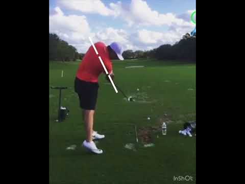 ゴルフのコツ ブルックスケプカ グリップエンド軌道 ドライバー後方