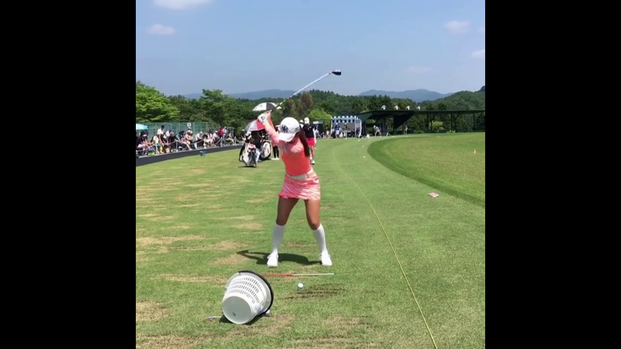 イ・ボミ　ゴルフスイング前方