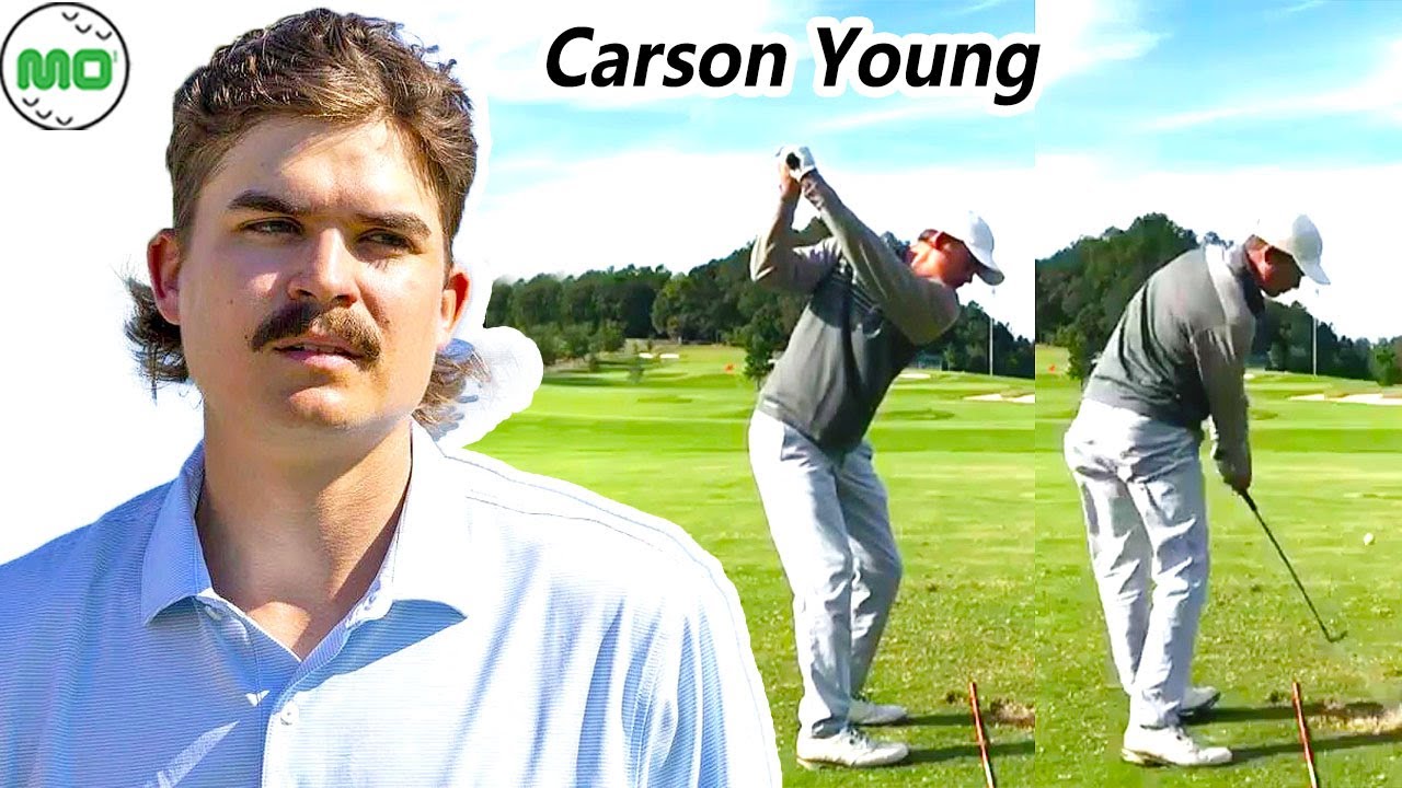 Carson Young カーソン・ヤング 米国の男子ゴルフ スローモーションスイング!!!