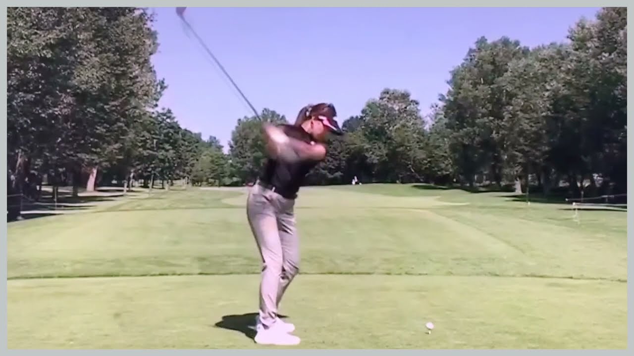 【ゴルフ】 脇元華　スイング