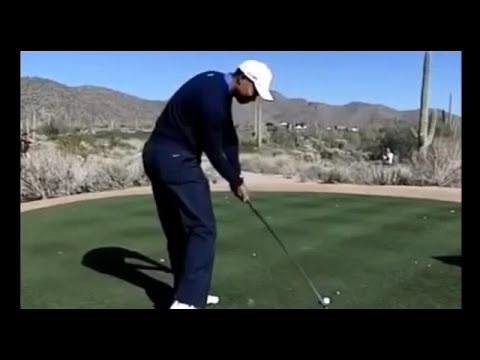 【ゴルフ】タイガーウッズ スイング 解析 後方 スロー TIGER WOODS