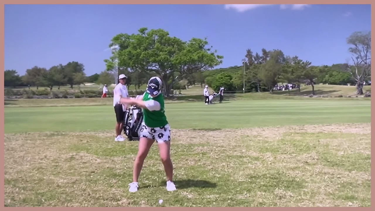 【ゴルフ】 上田桃子　スイング