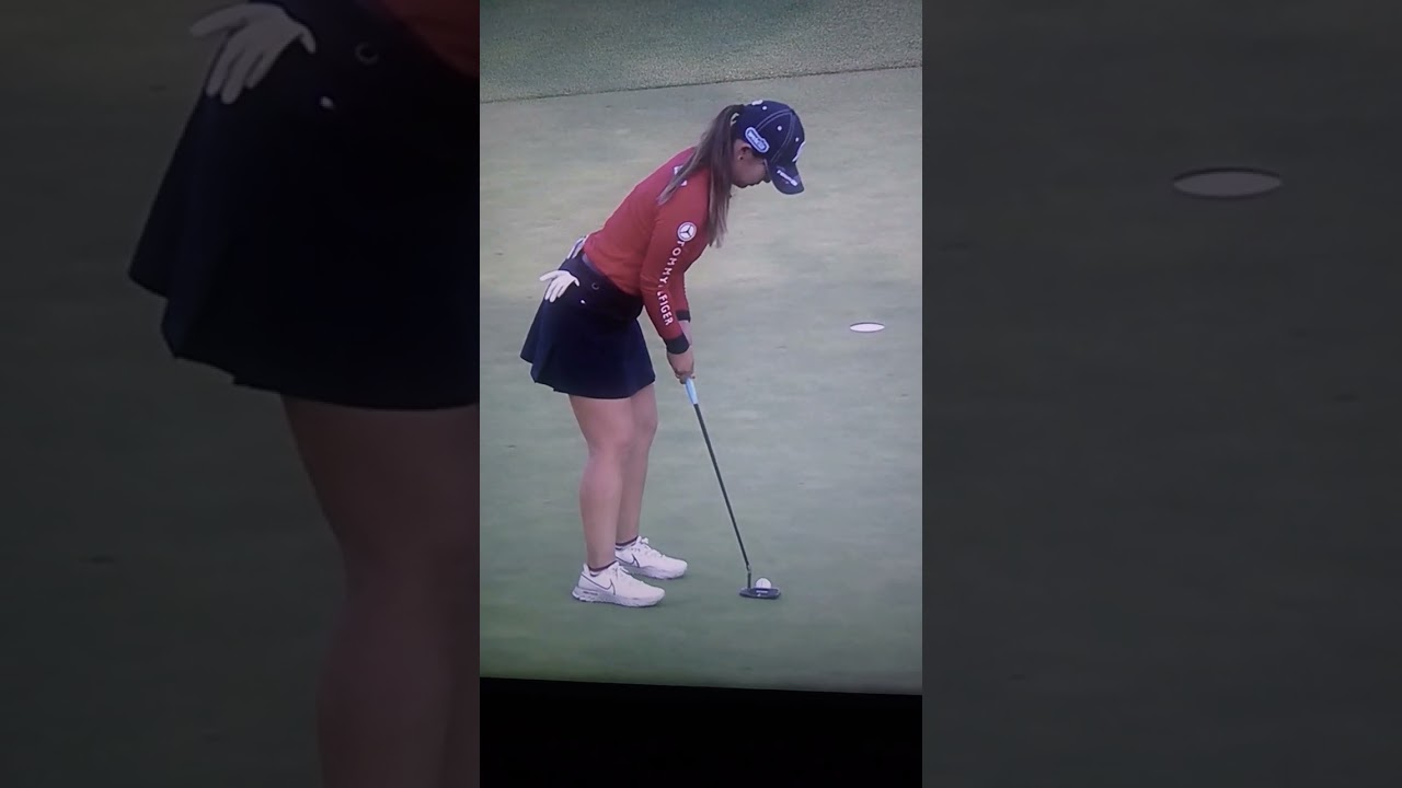 吉田優利  18番バーディー  #shorts #吉田優利 #日本女子オープンゴルフ