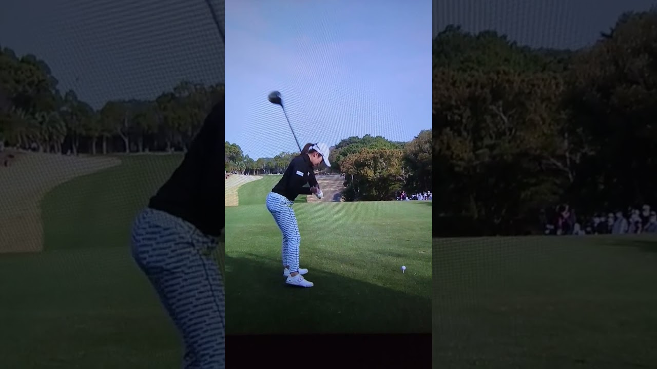 稲見萌寧  明治安田生命レディス最終日  #shorts #ショート #稲見萌寧