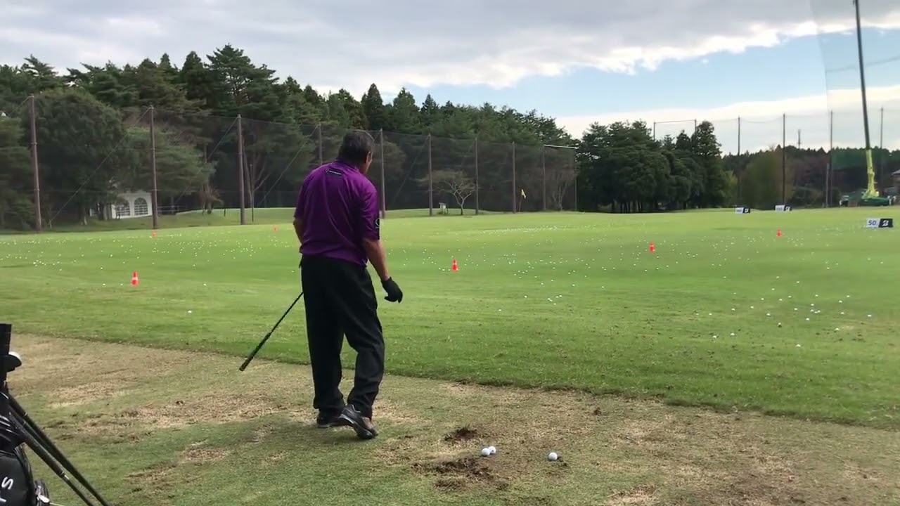 2018 BSオープン ジャンボ尾崎プロの練習動画⑨アプローチ！