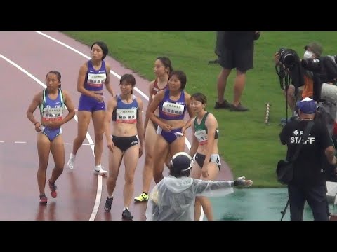 予選 女子100m 福井ナイトゲームス陸上2022 ANG Fukui Athlete Night Games