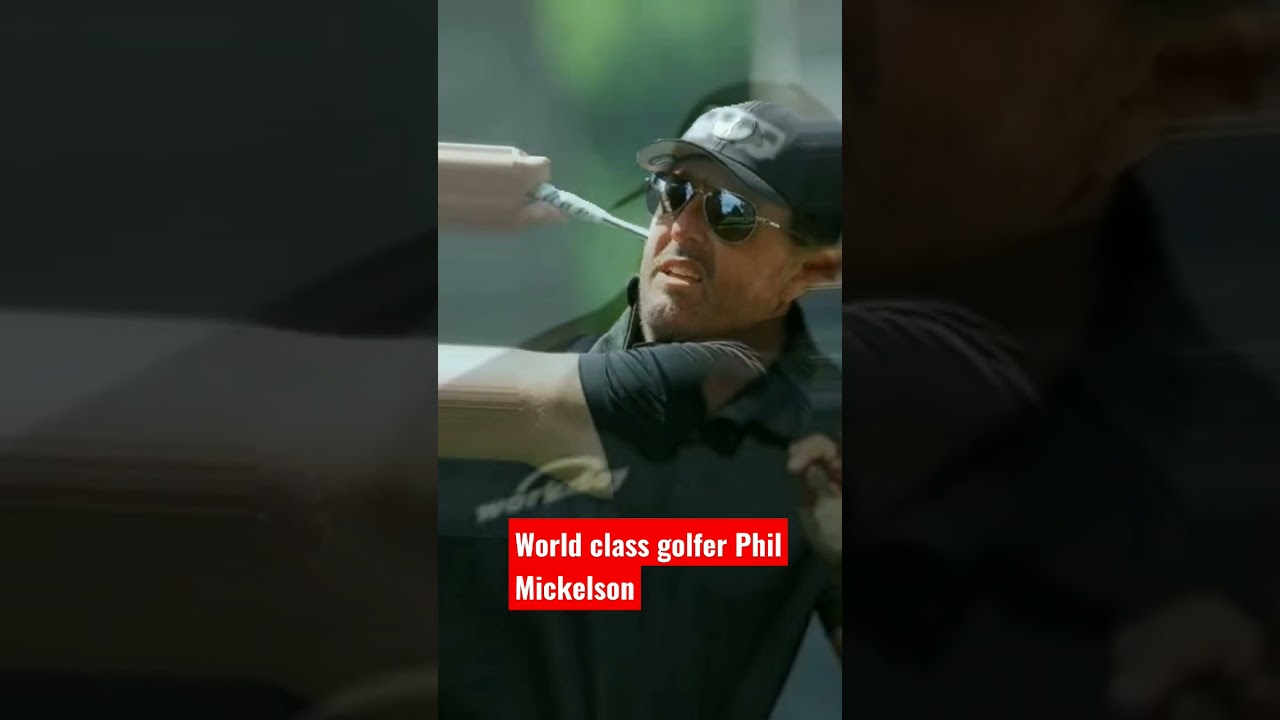 World class golfer Phil Mickelson