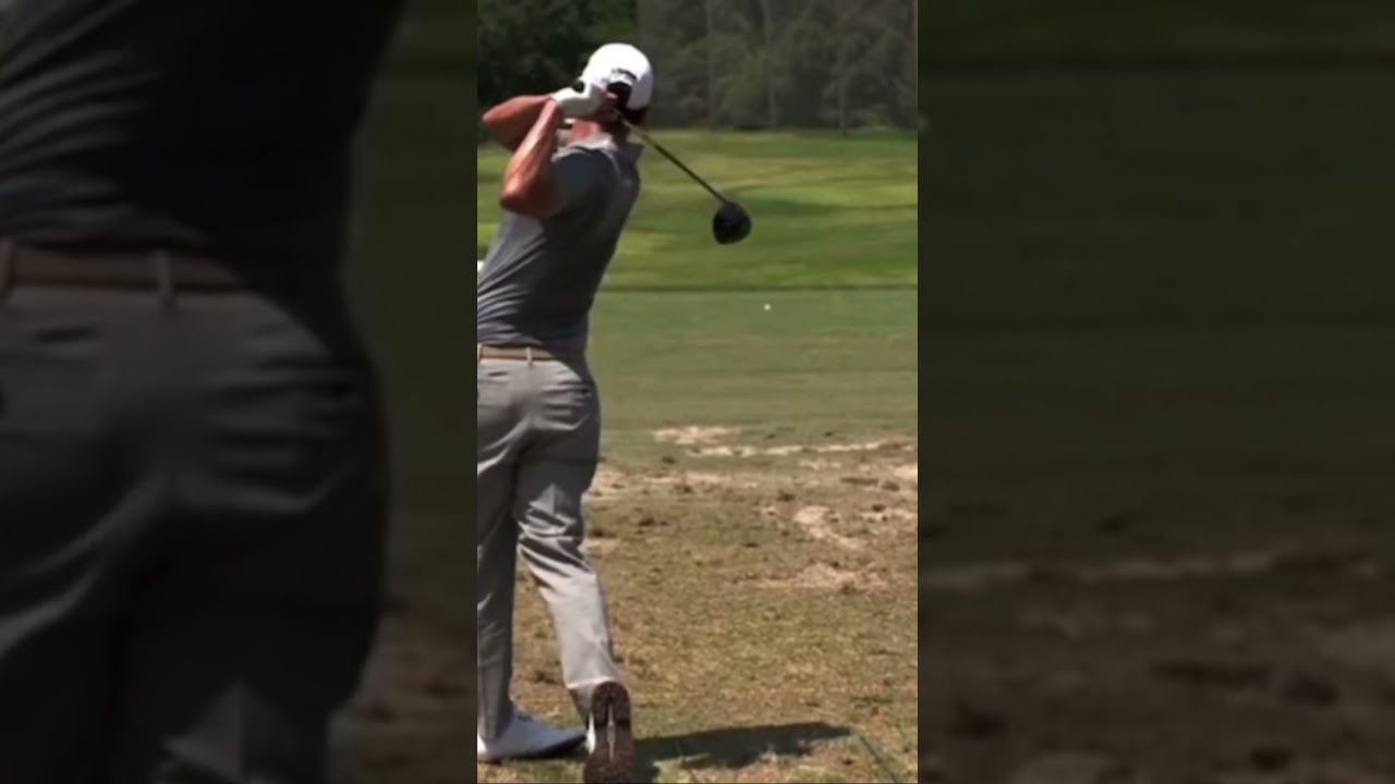 Watch Adam Scott's hand path in the takeaway for a short iron and driver. What do you notice? 🏌️‍♂️