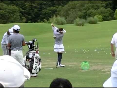 サントリーレディース2014　森田理香子プロ　ドライバーショット