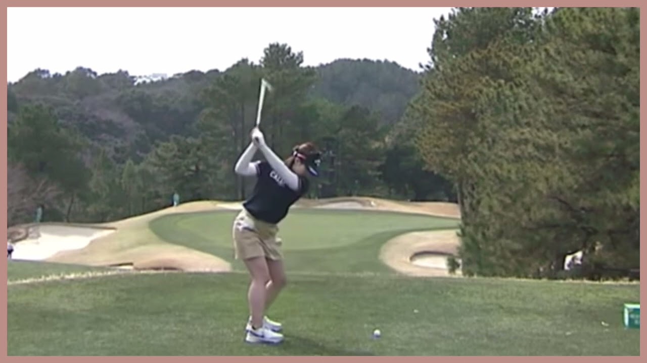 【ゴルフ】 西村優菜　スイング
