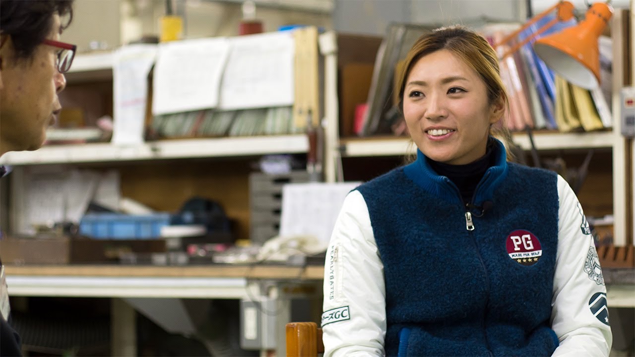 イボミプロ インタビュー　＠本間ゴルフ酒田工場