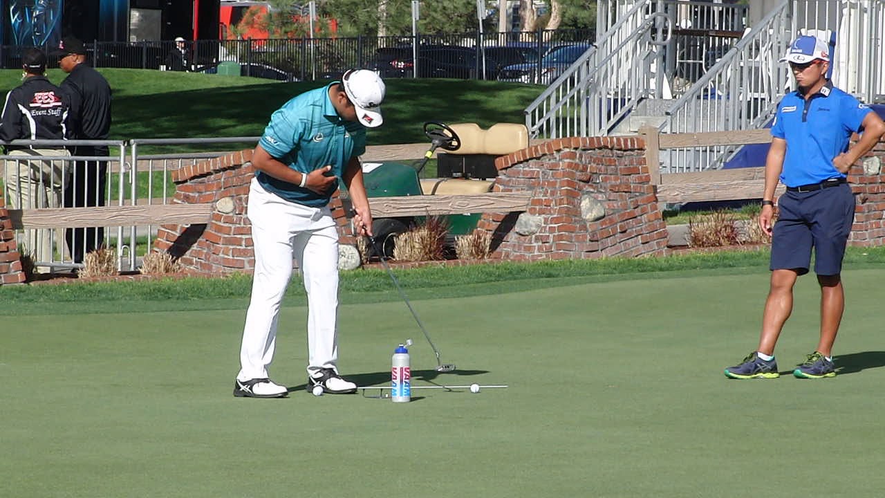 松山英樹選手 パッティング練習 Hideki Matsuyama Putting Practice ~2018 Farmers Insurance Open~