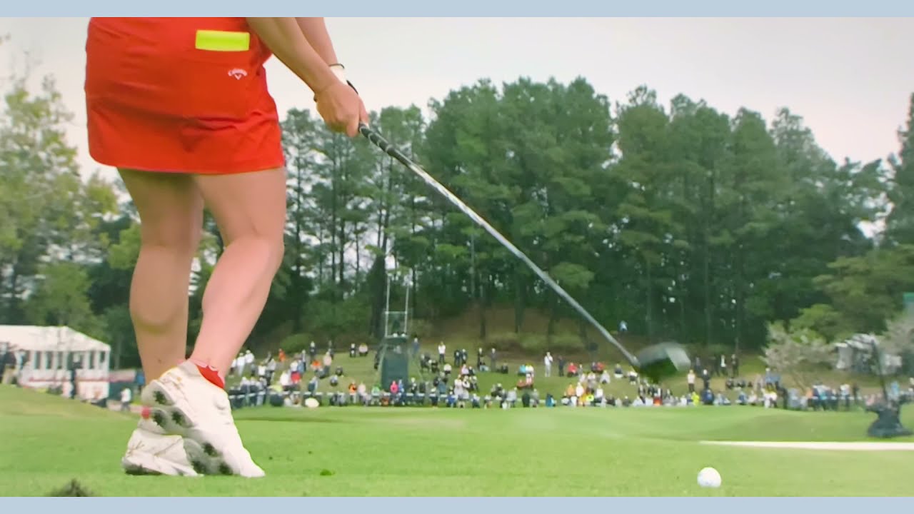 【ゴルフ】 河本結　スイング