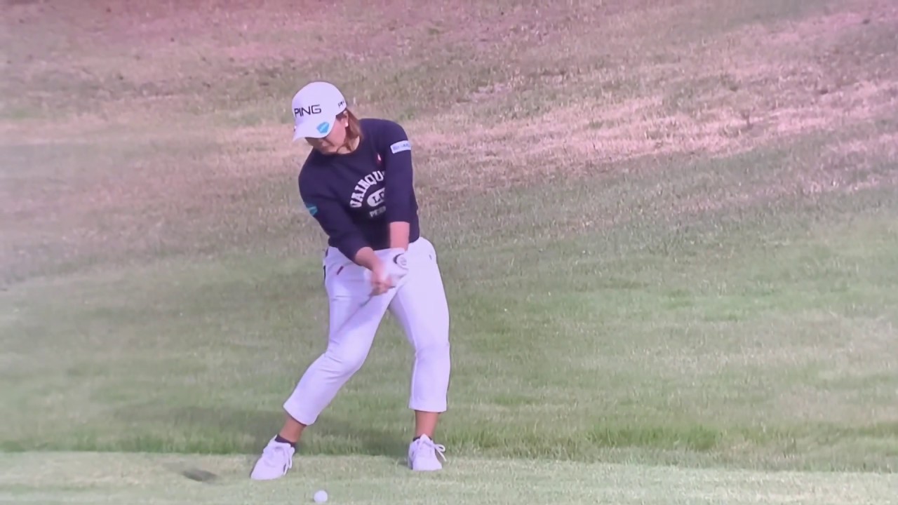 【ゴルフ】 鈴木愛 スローモーションスイング TOTOジャパンクラシック2019 Final Round