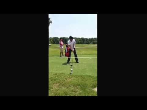 片山晋呉スイング正面、2014年ミズノオープンプロアマ