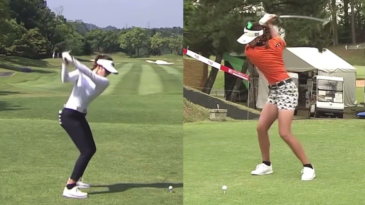 原英莉花 プロフィール Erika Hara swing