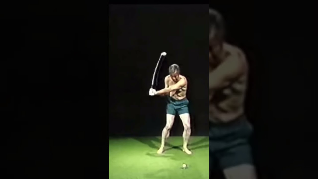 レジェンド✨《青木功プロ》身体を止めて腕を振る‼️