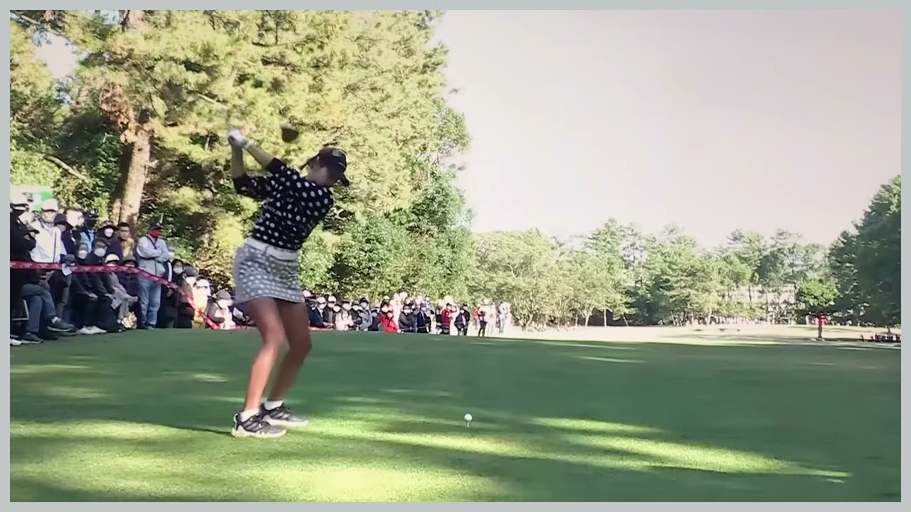 【ゴルフ】 原英莉花　スイング