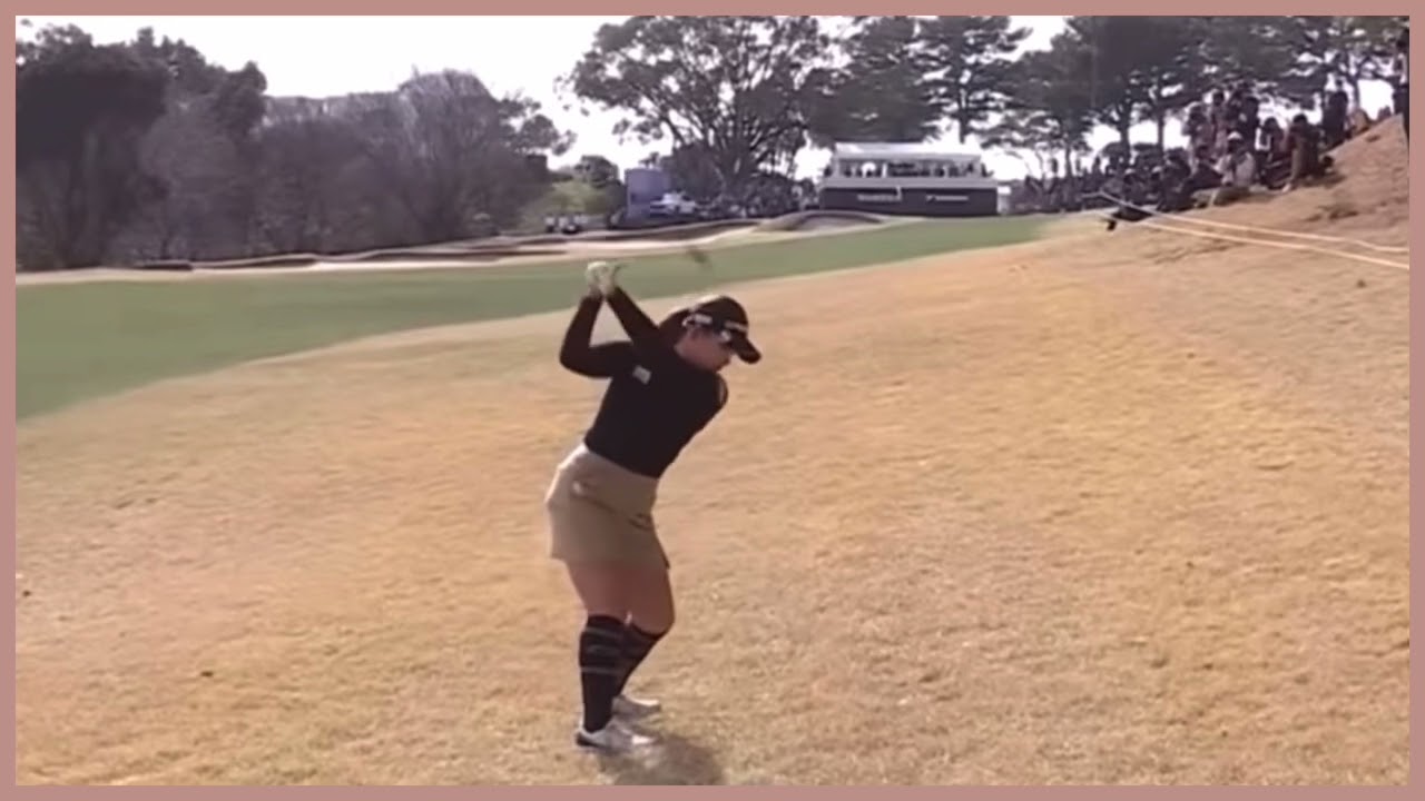 祝初優勝【ゴルフ】 吉本ひかる　スイング