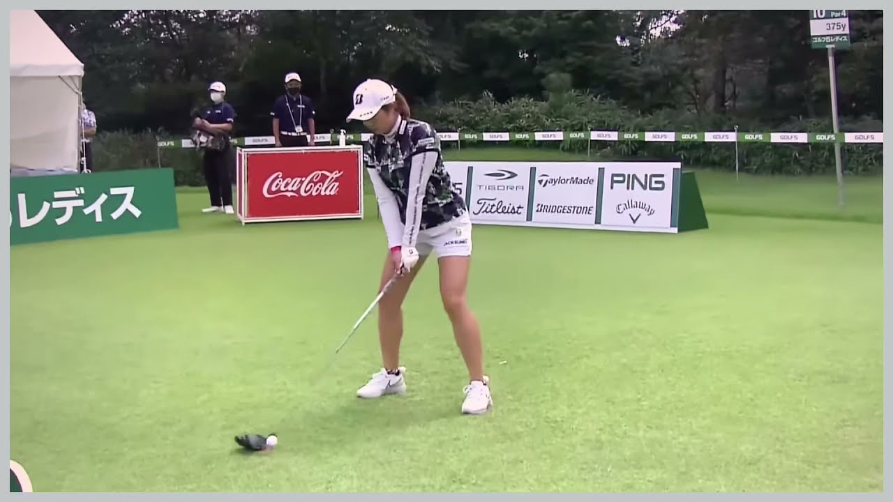 【ゴルフ】 大里桃子　スイング