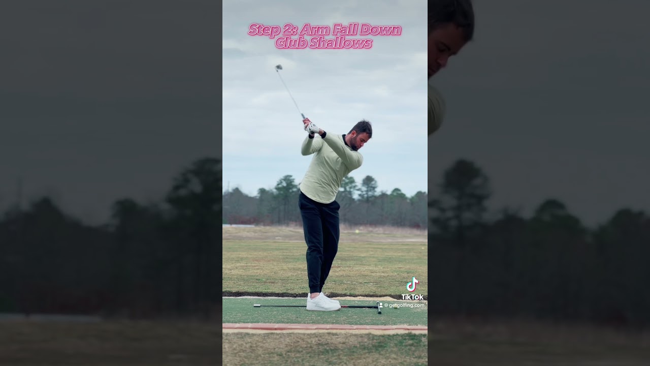 Justin Rose’s Go-To Drill… The Perfect Shallowing Mechanism #golf #shorts