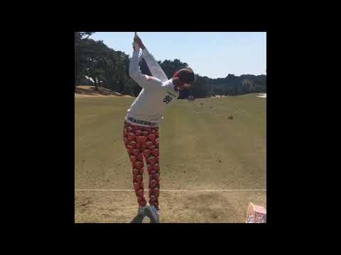 【アイアン練習です】木戸愛（Megumi Kido）スローモーションあり