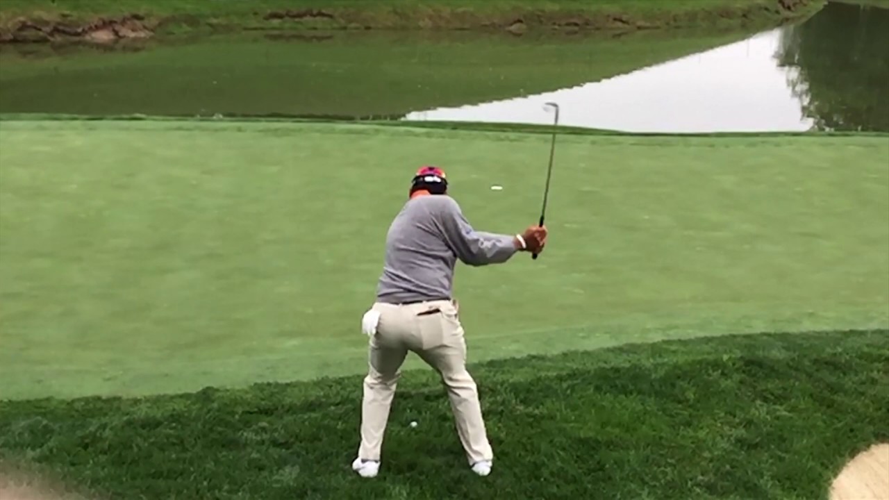 松山英樹プロのスイング分析-LOB SHOT-