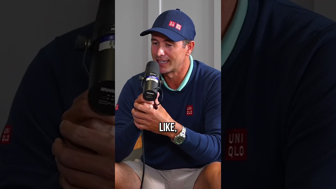 Adam Scott got called off by his caddie on his putt to win The Masters.